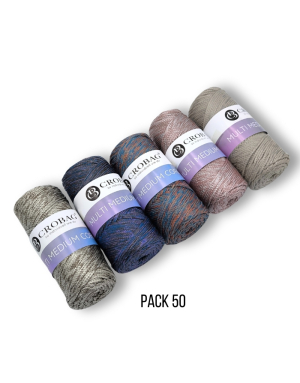 Multi Medium Cord Garn, 5er Sparpack, Kombinationen 45-66