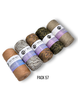 Multi Medium Cord Garn, 5er Sparpack, Kombinationen 45-66