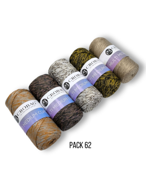 Multi Medium Cord Garn, 5er Sparpack, Kombinationen 45-66