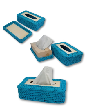 Holzdeckel und/oder Holzboden für Tücherbox |Tücherbox zum Häkeln