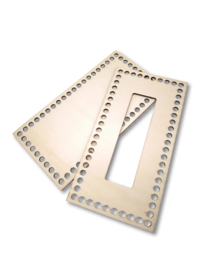 Holzdeckel und/oder Holzboden für Tücherbox |Tücherbox zum Häkeln