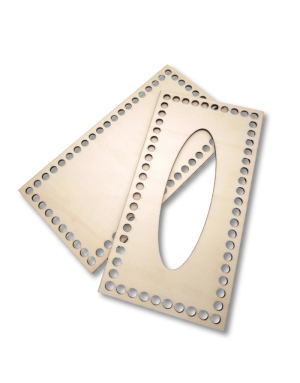 Holzdeckel und/oder Holzboden für Tücherbox |Tücherbox zum Häkeln