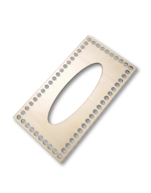 Holzdeckel und/oder Holzboden für Tücherbox |Tücherbox zum Häkeln