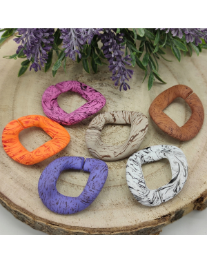 Acryl Kettenglieder 40x48mm