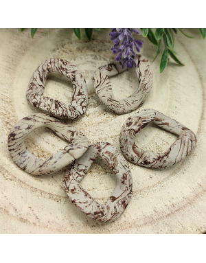 Acryl Kettenglieder 33x40mm