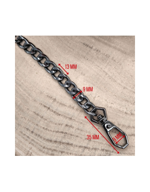 Metallkette 9mm | 120cm lang