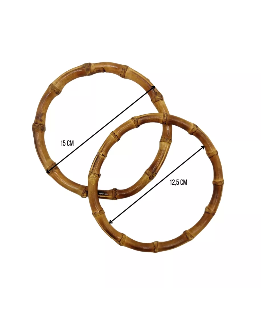 Bambus Griffe rund, 15cm