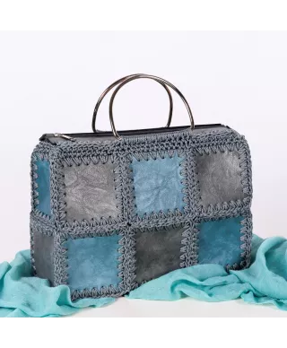 Häkelset für Tasche Patrizia in beige mit Medium Cord Garn