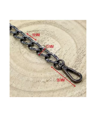 13mm Kette alu, 100cm
