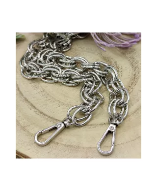 14mm Kette alu, doppelt, 100cm