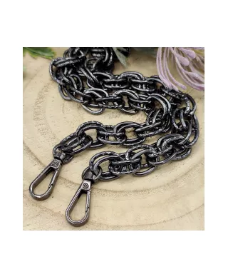 14mm Kette alu, doppelt, 100cm