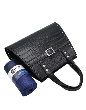 Set Maggy Kroko schwarz / Medium