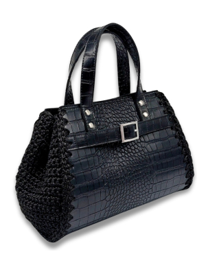 Set Maggy Kroko schwarz / Medium