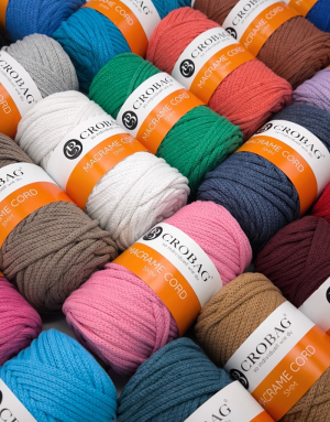 Macrame Cord 5mm Garn, 250g/80m