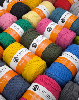 Macrame Cord 3mm Garn, 250g/150m