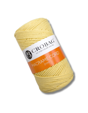 Macrame Cord 3mm Garn, 250g/150m