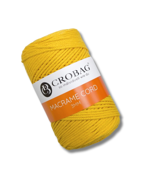 Macrame Cord 3mm Garn, 250g/150m