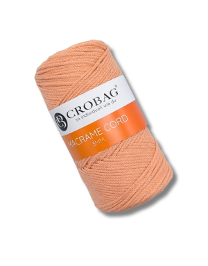 Macrame Cord 3mm Garn, 250g/150m