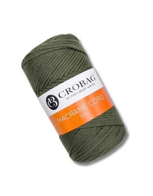 Macrame Cord 3mm Garn, 250g/150m