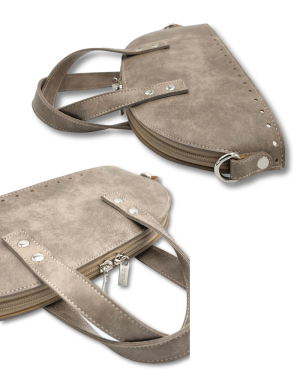 Häkelset für Tasche Sonja in altrose mit Soft Cord Garn