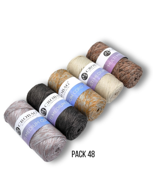 Multi Medium Cord Garn, 5er Sparpack, Kombinationen 45-66